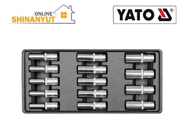 Գալովկայի հավաքածու14կտ (1/2-8ից-21մմ, L=76մմ)  YATO YT-5539