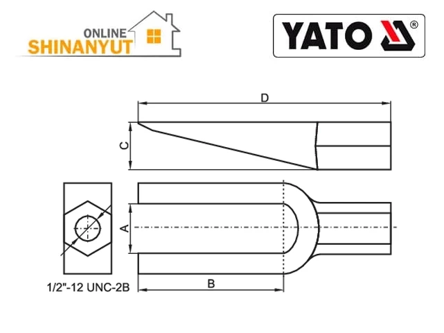 Սյոմնիկ ռուլեվոյ տյագայի 5կտոր YATO YT-0616