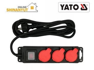 Երկարացման լար 3տեղ-3մ YATO YT-81240